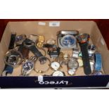 Collection of wrist watches, makes include Seiko, Montien, Sekonda, Lorus and Adidas