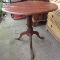 Victorian circular top tripod table