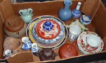 Chinese blue and white porcelain and other china