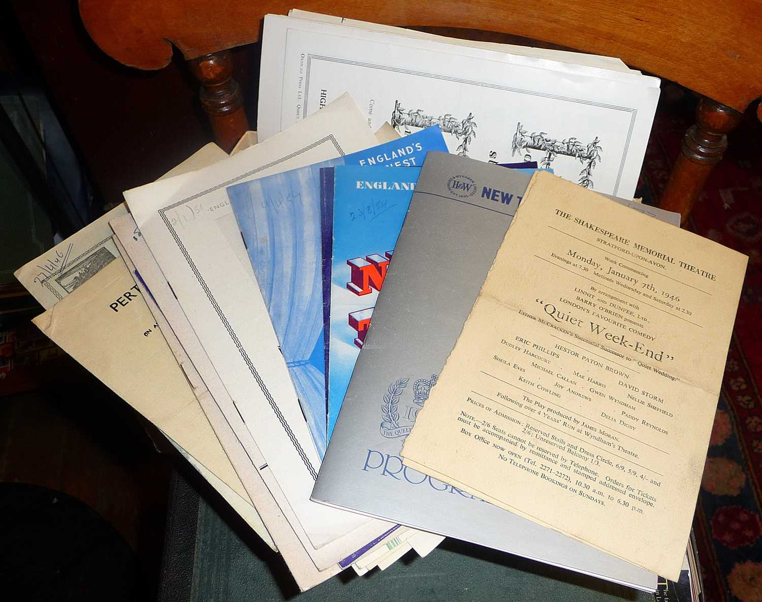 Good quantity of opera and theatre programmes, mainly 1940's and 1950's, many from The New - Image 2 of 2