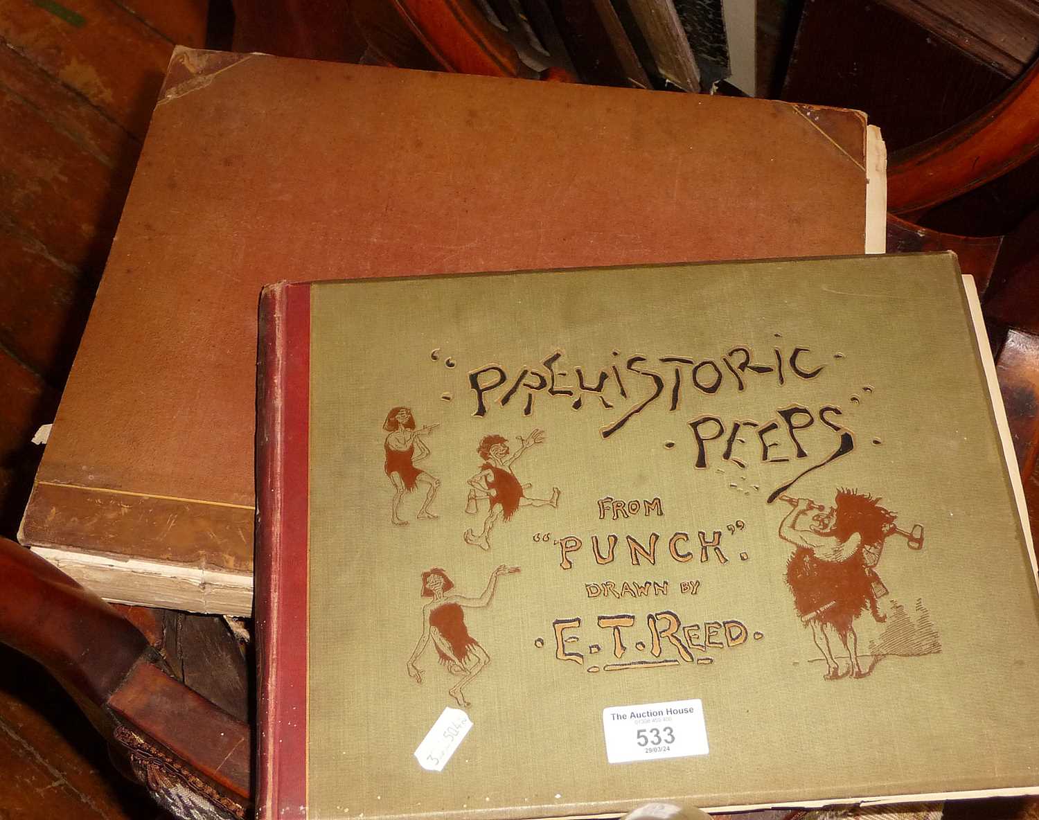 Skelton's Etchings of the Antiquities of Bristol and 19th c. Mr. Punch's Prehistoric Peeps books,