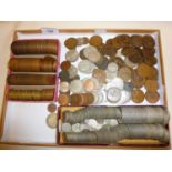 Large lot of old British coins - some silver