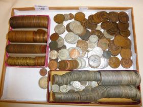 Large lot of old British coins - some silver