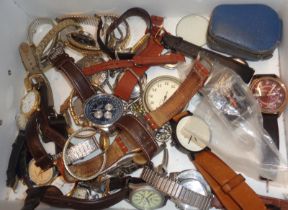 Collection of assorted wrist watches including Accurist, Seiko, Lorus, Rotary etc