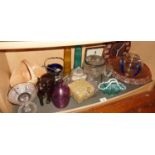 Collection of assorted glassware etc