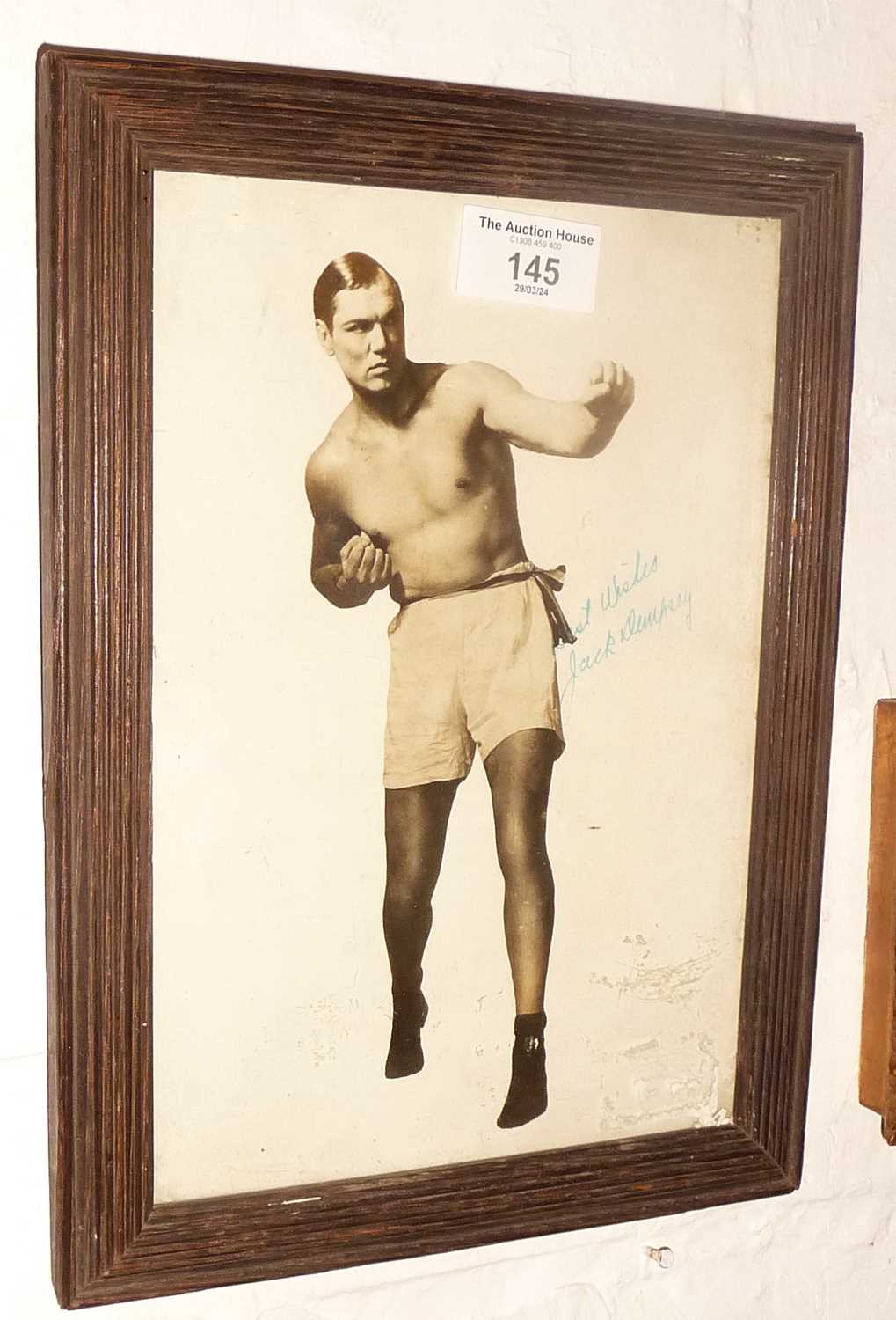 Autographed photograph of Jack Dempsey - Image 2 of 2