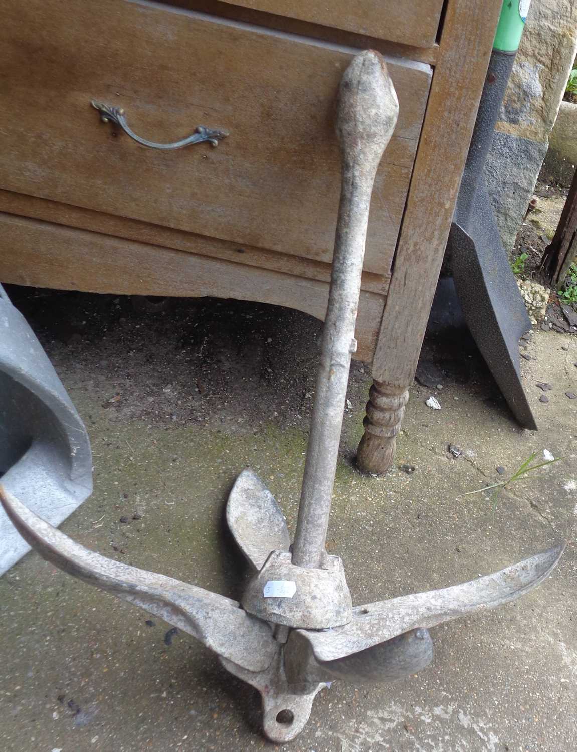 A 4 folding flukes boat anchor - Image 4 of 4