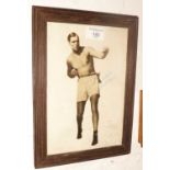 Autographed photograph of Jack Dempsey