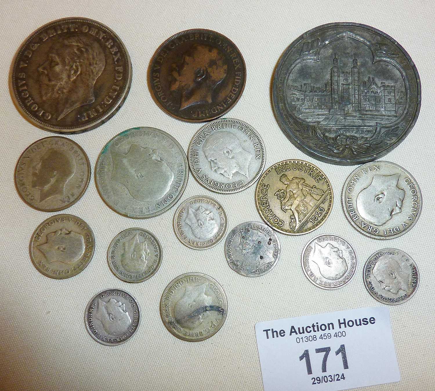 Old silver coins and others - Image 2 of 4