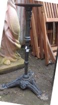 Victorian cast iron base for pub table