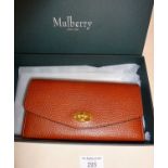 Authentic Mulberry leather purse (boxed)