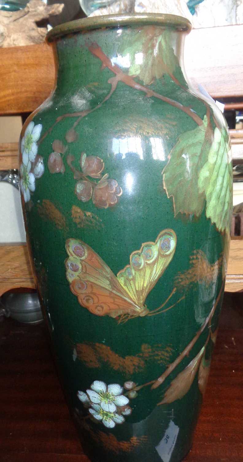 Spanish china ice bucket urn, five assorted large vases (one A/F) - Image 4 of 5