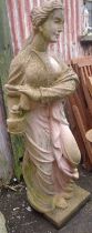 Garden statue of an oriental lady