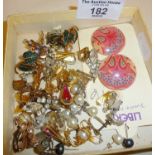 Jay Flex Sterling vintage clip-on earrings and others inc. Liberty