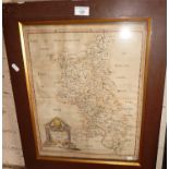 Early 18th c. Robert Morden map of Buckinghamshire