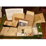 Large quantity of cigarette cards, loose and in albums