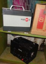 Eumig Mark 8 projector (boxed) and a Bolex Sound 715 projector (A/F)