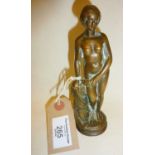 19th c. classical bronze figure of a nude, approx. 14cm high