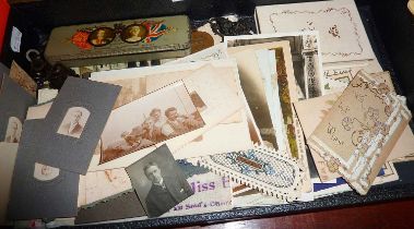 Victorian and Edwardian Scraps, photos, greetings cards, postcards etc
