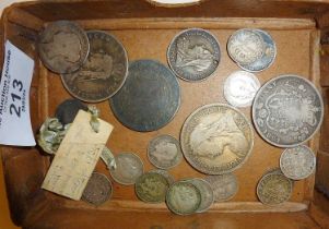 Victorian and Georgian old coins, all pre 1920 silver. Combined weight approx. 86g