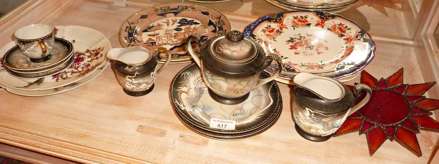 Japanese tea ware and assorted plates - Bild 2 aus 2
