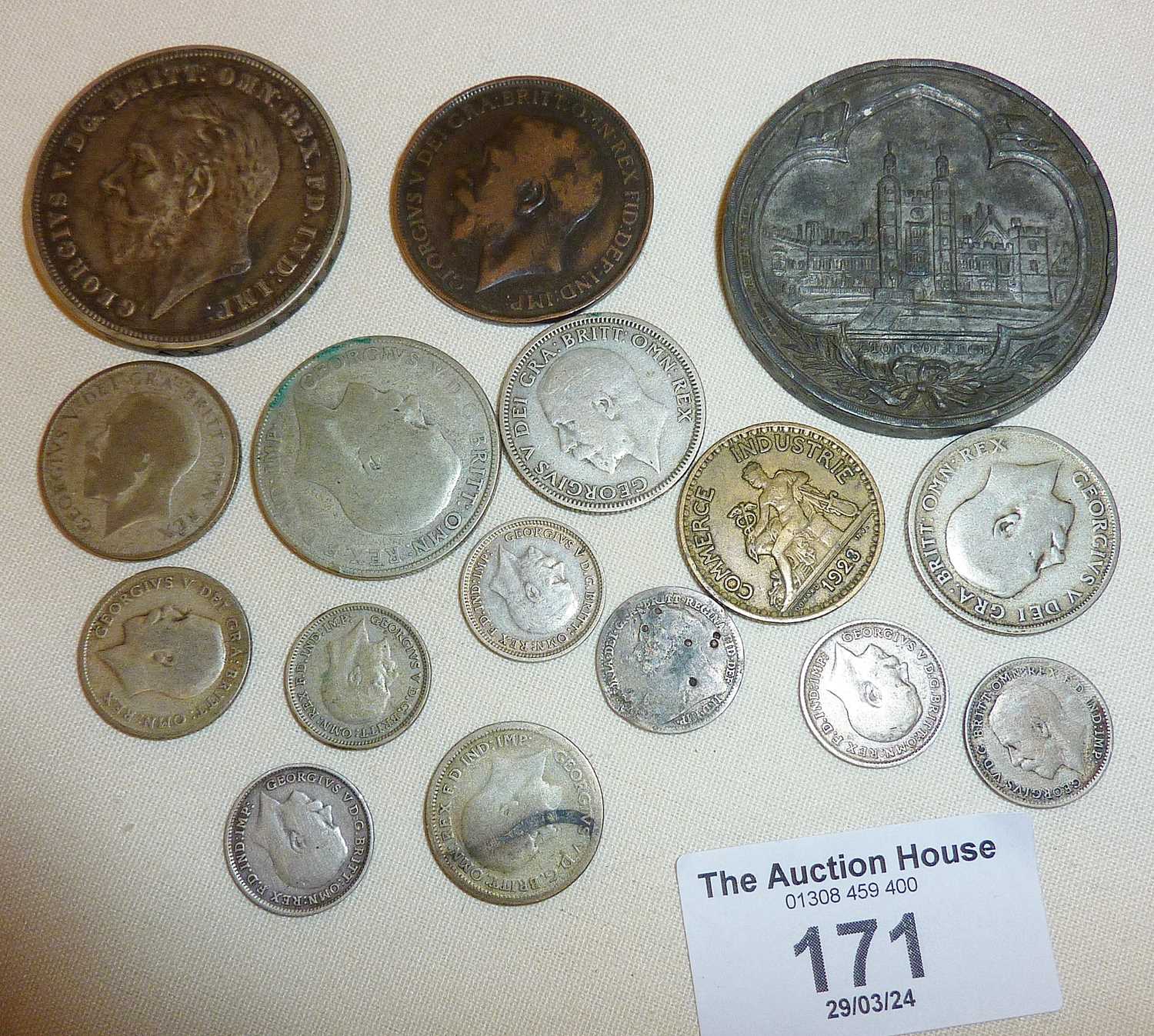 Old silver coins and others - Image 3 of 4