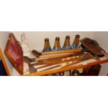 Tribal Art- Various African knives & axes etc (please note that these items cannot be posted