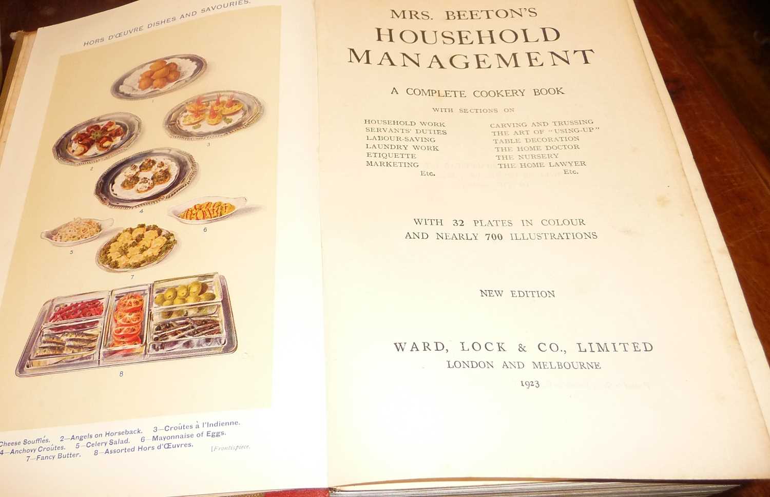 Mrs Beeton's Household Management 1923 - Image 2 of 4