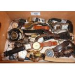 Collection of assorted gents' wrist watches