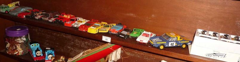 Collection of 'played with' diecast cars