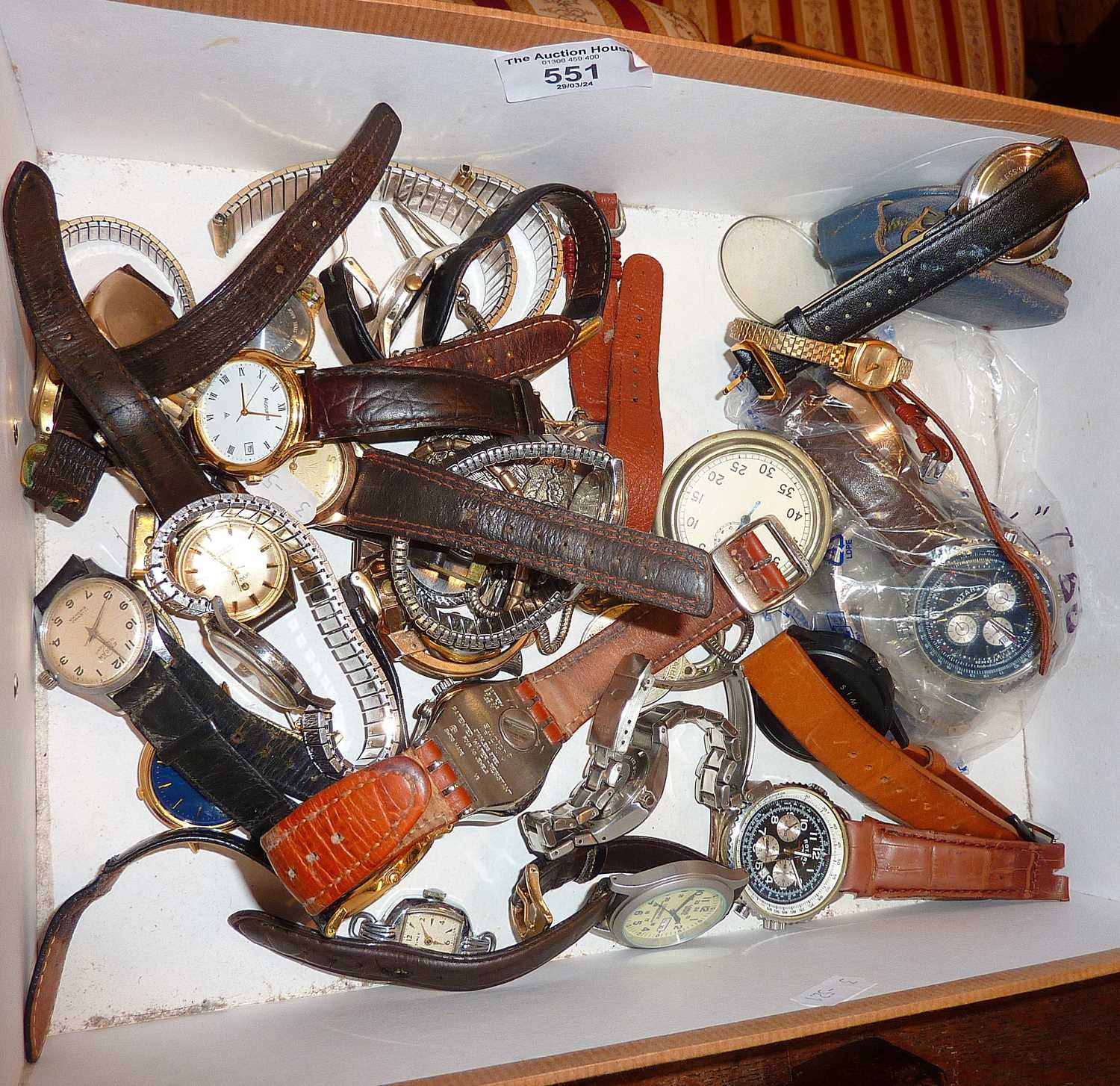 Collection of assorted wrist watches including Accurist, Seiko, Lorus, Rotary etc - Image 3 of 3
