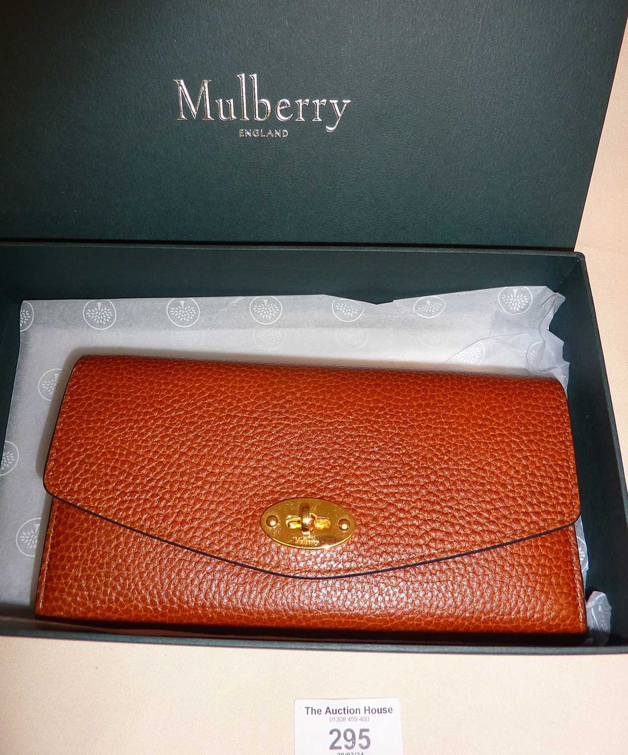 Authentic Mulberry leather purse (boxed) - Image 2 of 2