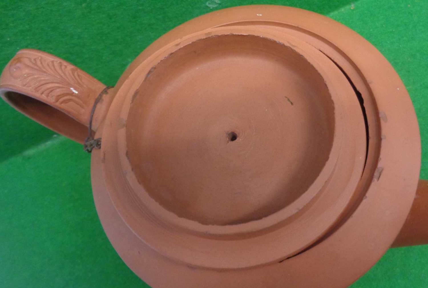 18th century English red ware teapot - Image 4 of 7