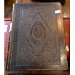 1859 Leatherbound Family Bible, Oxford University Press with annotations of the Bell Family of