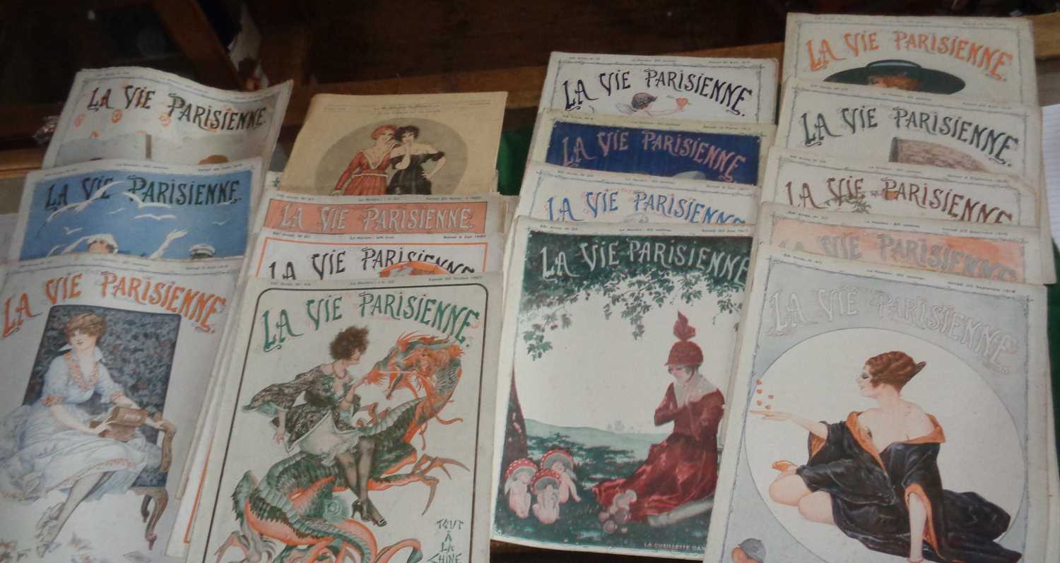 1910's/1920's good quantity of La Vie Parisienne French fashion magazines, with many - Image 4 of 5