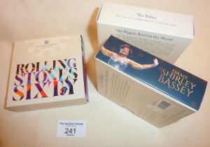 Royal Mint: Three UK ounce silver proof coin music related boxed and COAS, 2023 The Police, 2023