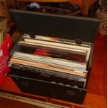 Case of vinyl LP's, inc. Queen, classical and musicals, etc.
