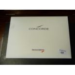Concorde flight wallet and contents
