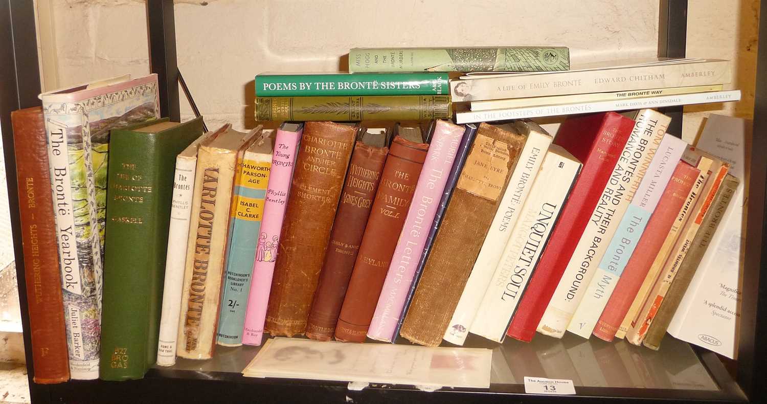Good collection of assorted books by and about the Bronte sisters