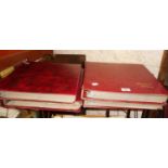 Four large postcard albums containing (mainly Valentines series), souvenir UK holiday scenes