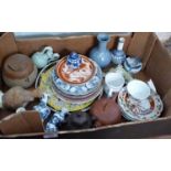 Chinese blue and white porcelain and other china