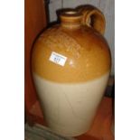 Stoneware flagon (2 gallon), impressed mark for Ball & Skeates of Bristol (2 glaze cracks)