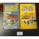 Ian Fleming Thrilling Cities paperback books, Part 1 1965 and Part 2 1963