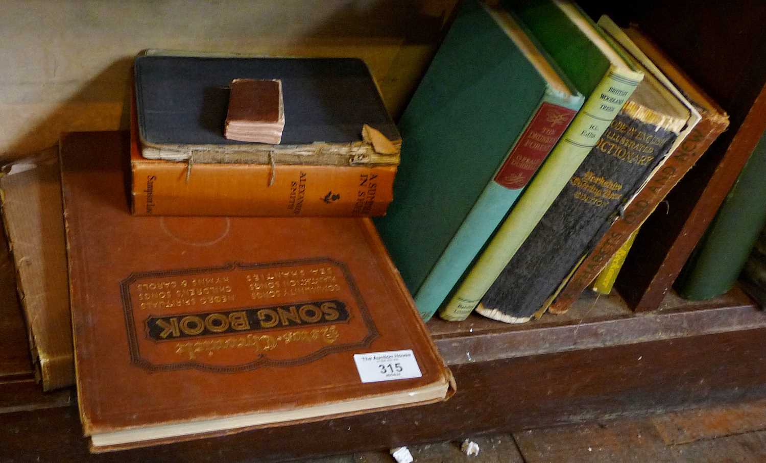 Assorted books including 'News Chronicle Song Book of Sea Shanties', Plantation songs etc