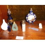 Various vintage scent and perfume bottles