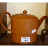 18th century English red ware teapot
