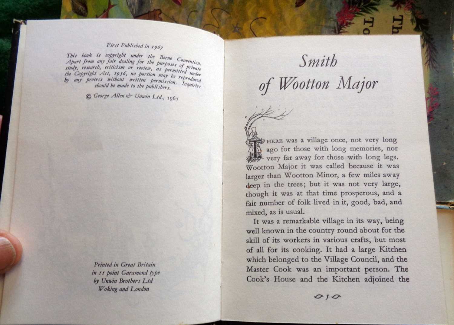 'Lord of the Rings' 1971 edition, 3 vols, 'Smith of Wooton Major', 1st Edition and 'Tom Bombadil', - Image 6 of 8