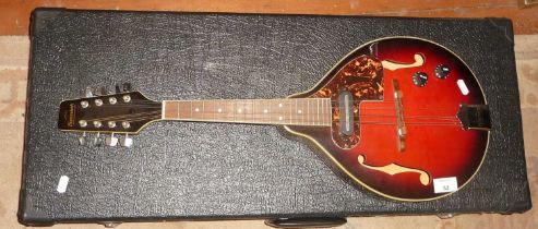 Electric mandolin by Samick (SM-20E) (Artists Series Edition) with hard case
