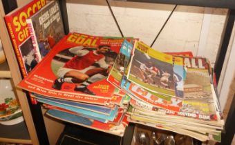 Large quantity of 1960's and 70's Football Monthly magazines and 'Goal' magazines