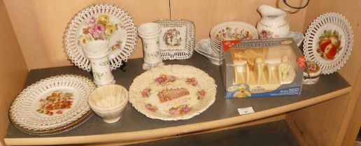 Assorted ceramics, inc. a Toxteth Co-op Society Central Stores "coming of age" souvenir 1891-1912